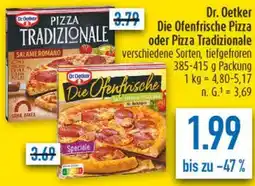 diska Dr. Oetker Die Ofenfrische Pizza oder Pizza Tradizionale Angebot