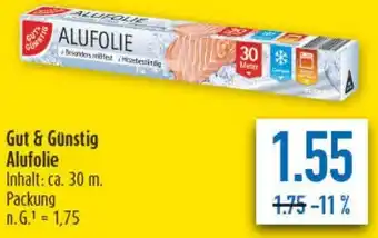 diska Gut & Günstig Alufolie Angebot