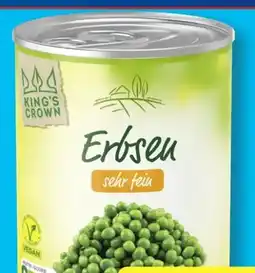 Aldi Nord King's Crown Erbsen Angebot