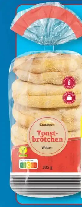 Aldi Nord Goldähren Toastbrötchen Vegan Angebot