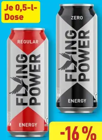 Aldi Nord Flying Power Energydrink Regular Angebot