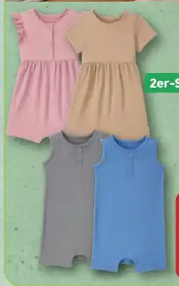 Aldi Nord Lily & Dan Baby-Strampler 2er Angebot