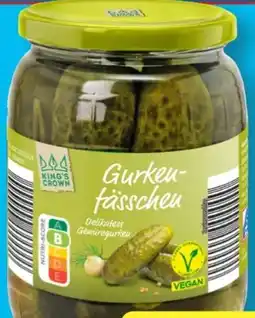 Aldi Nord King's Crown Gurkenfässchen Angebot