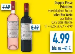 diska Doppio Passo Primitivo oder Bio Wein Angebot