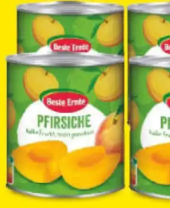 Netto Marken-Discount Beste Ernte Pfirsiche Halbe Frucht Angebot