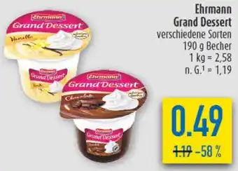 diska Ehrmann Grand Dessert Angebot