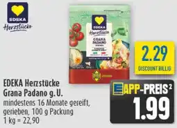diska EDEKA Herzstücke Grana Padano g. U. Angebot