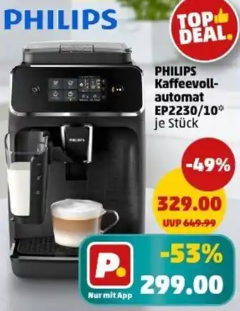 PENNY PHILIPS Kaffeevollautomat EP2230/10 Angebot