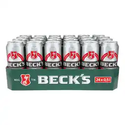 Netto Marken-Discount Becks Pils 4,9 % vol 0,5 Liter Dose, 24er Pack Angebot