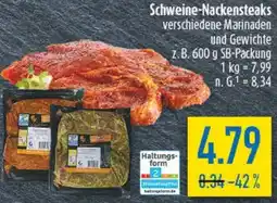 diska Schweine-Nackensteaks Angebot
