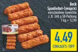 diska Beck Spanferkel-Cevapcici Angebot