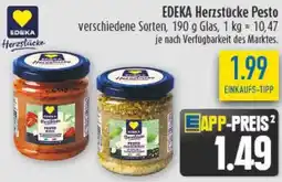 diska EDEKA Herzstücke Pesto Angebot