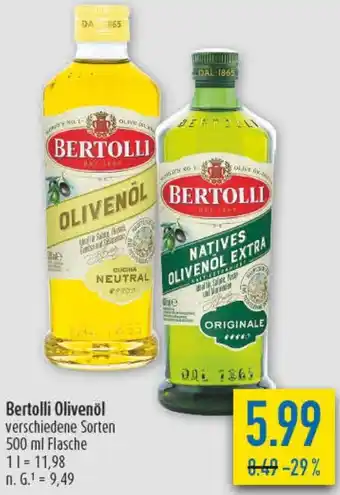 diska Bertolli Olivenöl Angebot