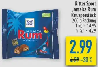 diska Ritter Sport Jamaica Rum Knusperstück Angebot