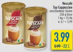 diska Nescafé Typ Cappuccino Angebot
