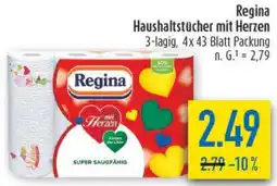diska Regina Haushaltstücher mit Herzen Angebot