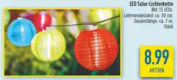 diska LED Solar-Lichterkette Angebot