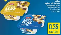 diska müller Joghurt mit der Ecke Angebot