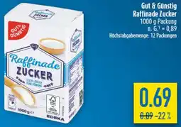 diska Gut & Günstig Raffinade Zucker Angebot