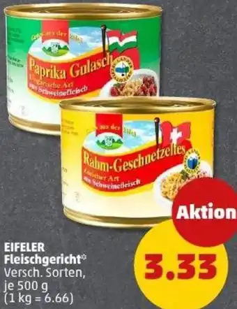 PENNY EIFELER Fleischgericht Angebot