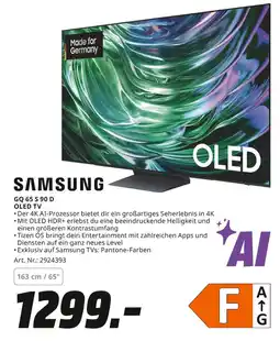 MediaMarkt Samsung gq 65 s 90 d oled tv Angebot