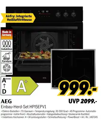 MEDIMAX Aeg einbau-herd-set hpi5epv1 Angebot