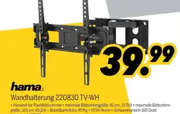 MEDIMAX Hama wandhalterung 220830 tv-wh Angebot
