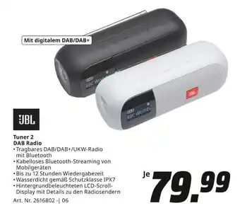 MediaMarkt Jbl tuner 2 dab radio Angebot