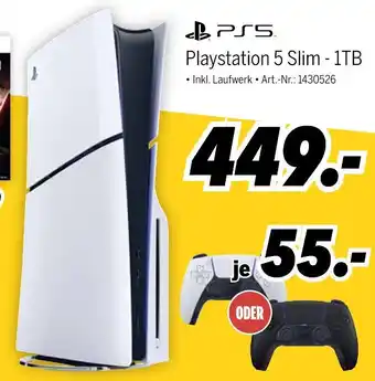 MEDIMAX Playstation 5 slim - 1tb Angebot