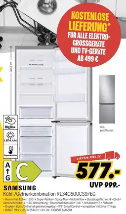 MEDIMAX Samsung kühl-/gefrierkombination rl34c600cs9/eg Angebot