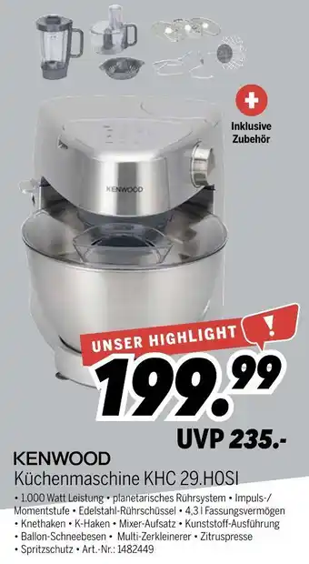 MEDIMAX Kenwood küchenmaschine khc 29.h0si Angebot