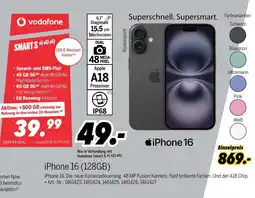 MEDIMAX Apple iphone 16 (128gb) Angebot