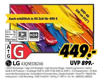 MEDIMAX Lg 43qned82a6 Angebot