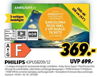 MEDIMAX Philips 43pus8209/12 Angebot