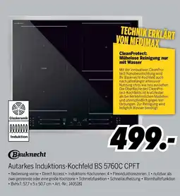 MEDIMAX Bauknecht autarkes induktions-kochfeld bs 5760c cpft Angebot