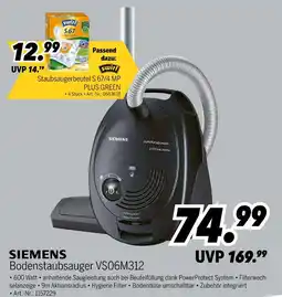 MEDIMAX Siemens bodenstaubsauger vs06m312 Angebot