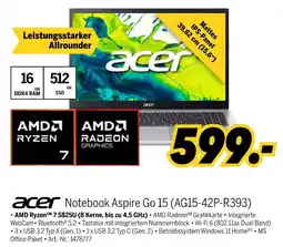 MEDIMAX Acer notebook aspire go 15 (ag15-42p-r393) Angebot