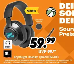 MEDIMAX Jbl kopfbügel-headset quantum 400 Angebot