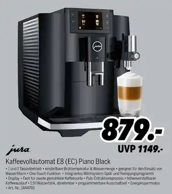 MEDIMAX Jura kaffeevollautomat e8 (ec) piano black Angebot