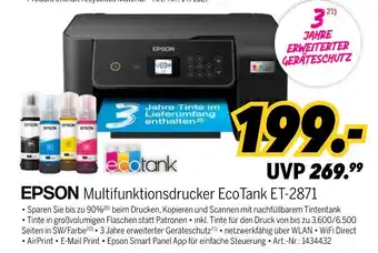 MEDIMAX Epson multifunktionsdrucker ecotank et-2871 Angebot