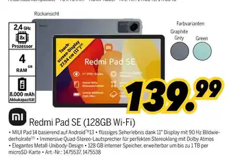 MEDIMAX Xiaomi redmi pad se (128gb wi-fi) Angebot