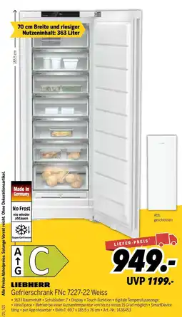 MEDIMAX Liebherr gefrierschrank fnc 7227-22 weiss Angebot
