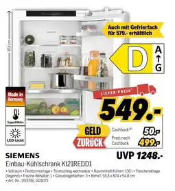 MEDIMAX Siemens einbau-kühlschrank ki21redd1 Angebot
