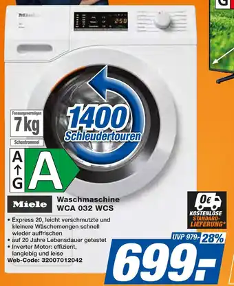 Expert Miele waschmaschine wca 032 wcs Angebot