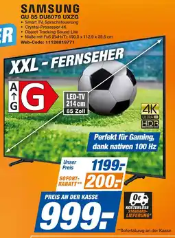 Expert Samsung gu 85 du8079 uxzg Angebot
