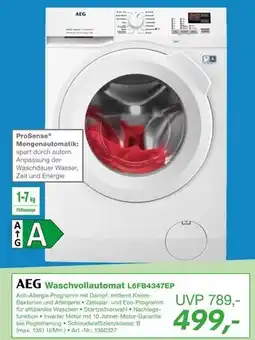EP Aeg waschvollautomat l6fb4347ep Angebot