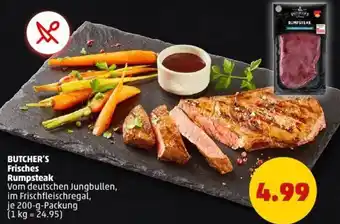 PENNY BUTCHER'S Frisches Rumpsteak Angebot