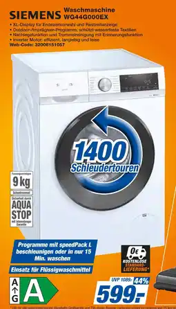 Expert Siemens waschmaschine Angebot