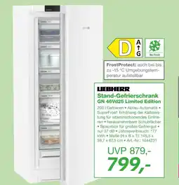 EP Liebherr stand-gefrierschrank gn 46vd25 limited edition Angebot