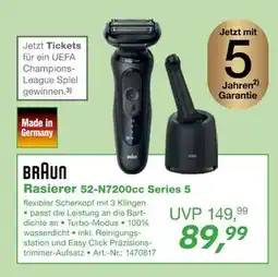EP Braun rasierer 52-n7200cc series 5 Angebot
